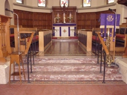 The interior of St Nicholas parish church following the renovations.